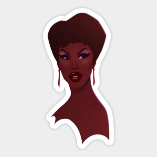 Red for filth Sticker